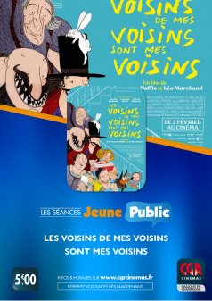 Affiche de l'évènement JEUNE PUBLIC : LES VOISINS DE MES VOISINS SONT MES VOISINS à Châlons-en-Champagne