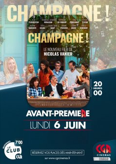 Affiche de l'évènement AVANT-PREMIÈRE CHAMPAGNE ! à Châlons-en-Champagne