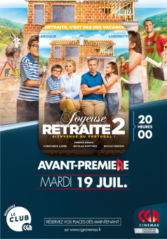 Affiche de l'évènement AVANT PREMIERE : JOYEUSE RETRAITE 2 à Châlons-en-Champagne