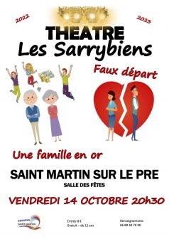Affiche de l'évènement LES SARRYBIENS à Saint-Martin sur le Pré