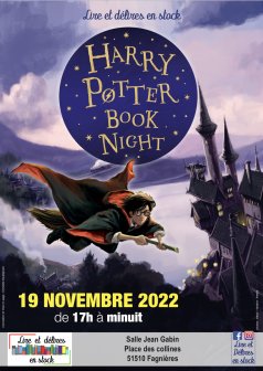 Affiche de l'évènement Harry Potter Book Night à Fagnières