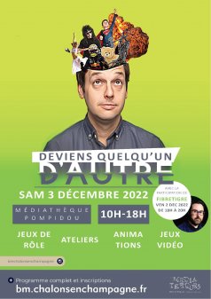 Affiche de l'évènement GeekDay Devenir un·e autre à Châlons-en-Champagne