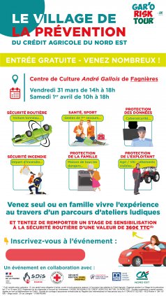 Affiche de l'évènement GAR'O RISK TOUR à Fagnières