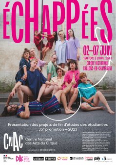 Affiche de l'évènement ÉCHAPPÉES 2023 - 35e promotions à Châlons-en-Champagne