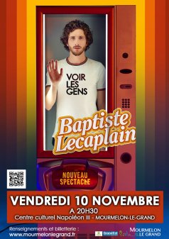 Affiche de l'évènement BAPTISTE LECAPLAIN - « VOIR LES GENS » à Mourmelon-le-Grand