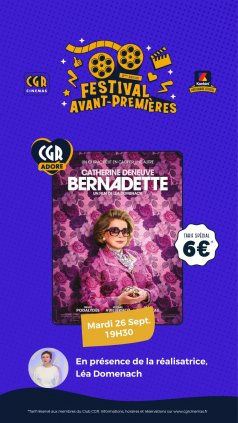 Affiche de l'évènement AVANT PREMIERE/ BERNADETTE à Châlons-en-Champagne