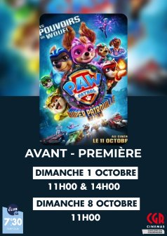 Affiche de l'évènement AVANT PREMIERE/  LA PAT' PATROUILLE : LA SUPER PATROUILLE LE FILM à Châlons-en-Champagne