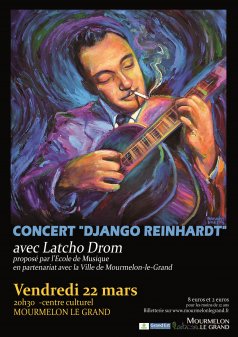 Affiche de l'évènement CONCERT « DJANGO REINHARDT » à Mourmelon-le-Grand