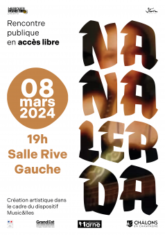 Affiche de l'évènement Restitution publique résidence Nanalerda à Châlons-en-Champagne