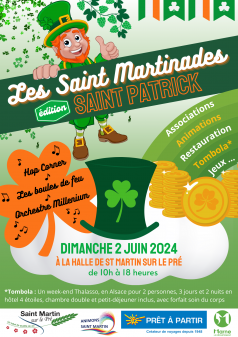 Affiche de l'évènement LES SAINT MARTINADES à Saint-Martin sur le Pré