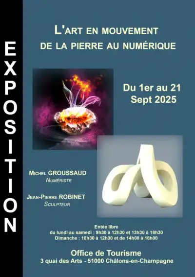 Affiche de Exposition : L'Art en Mouvement