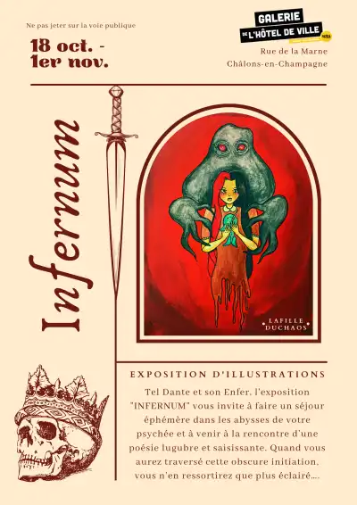 Affiche de INFERNUM - Exposition d'illustrations