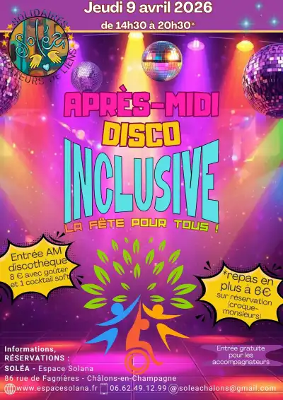 Affiche de Après-midi Discothèque Inclusive