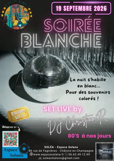Affiche de SOIRÉE BLANCHE